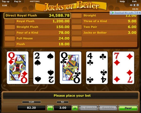 Stargames Videopoker